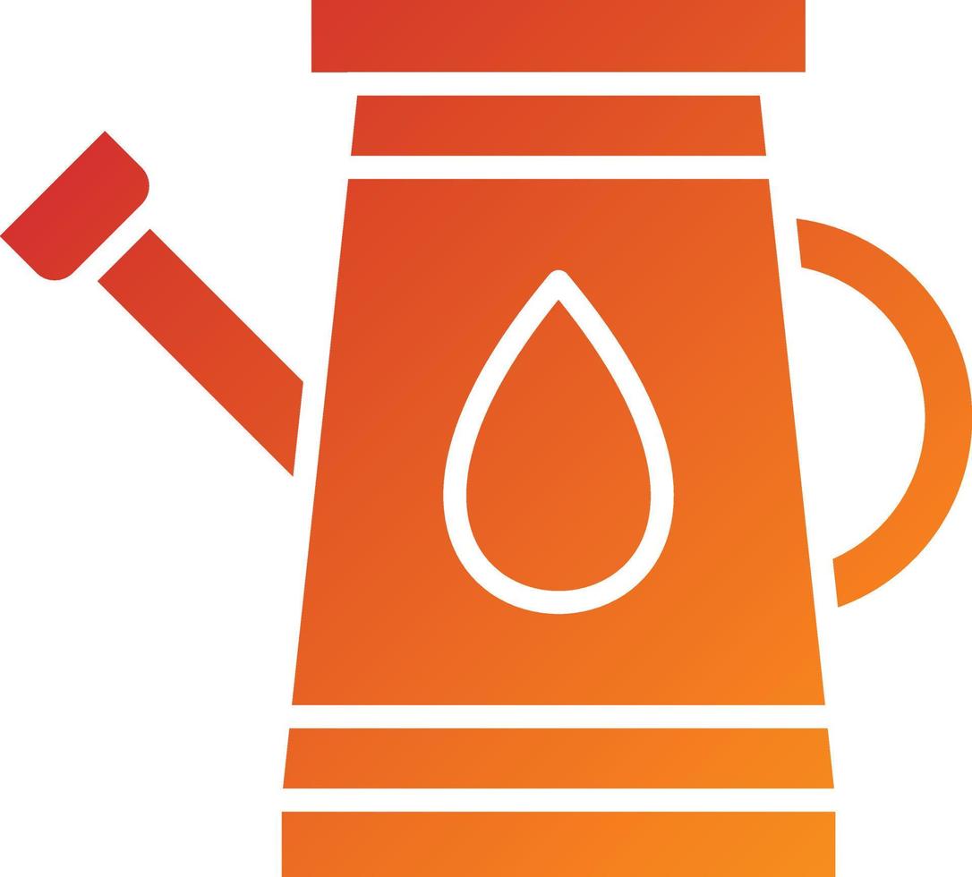 Watering Can Icon Style vector