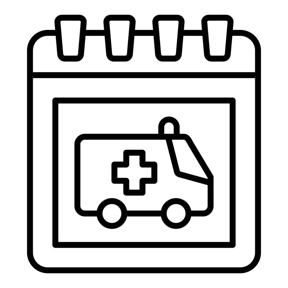 Medical Appointment Icon Style vector