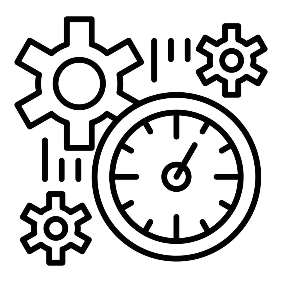 Time Plan Icon Style vector