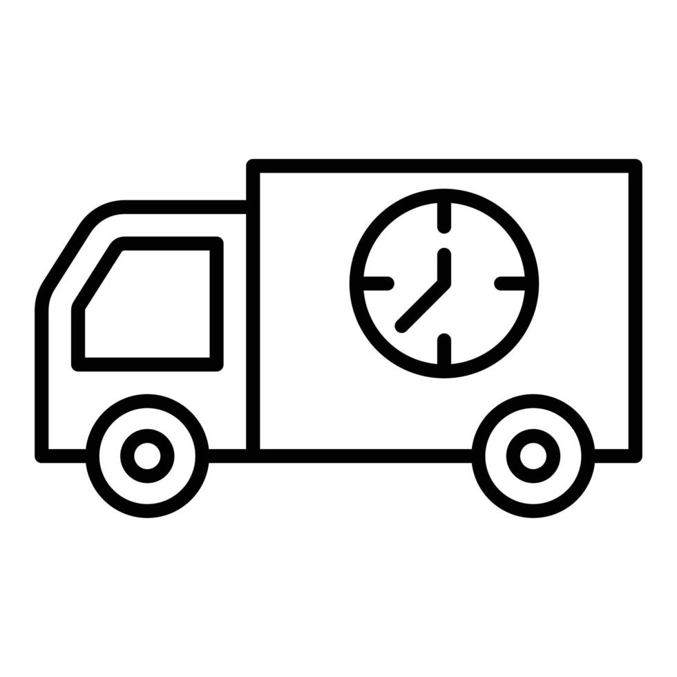 24 Hours Delivery Icon Style vector