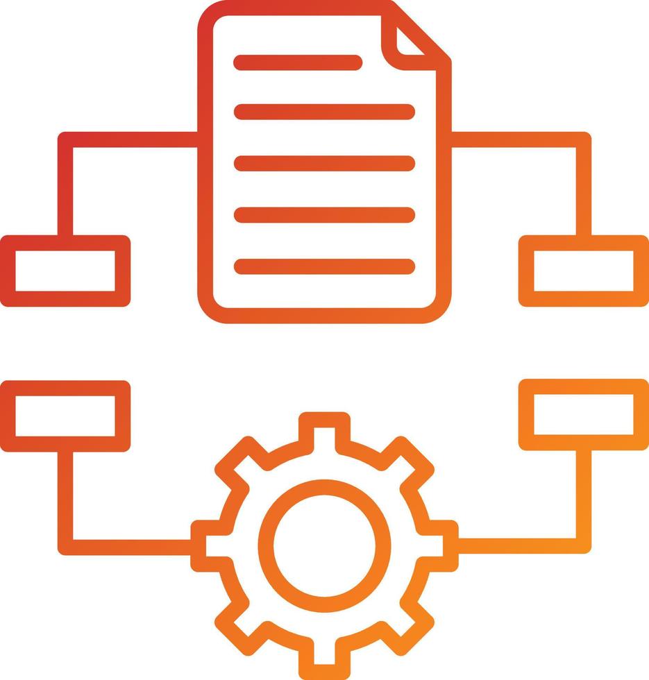 Algorithm Icon Style vector