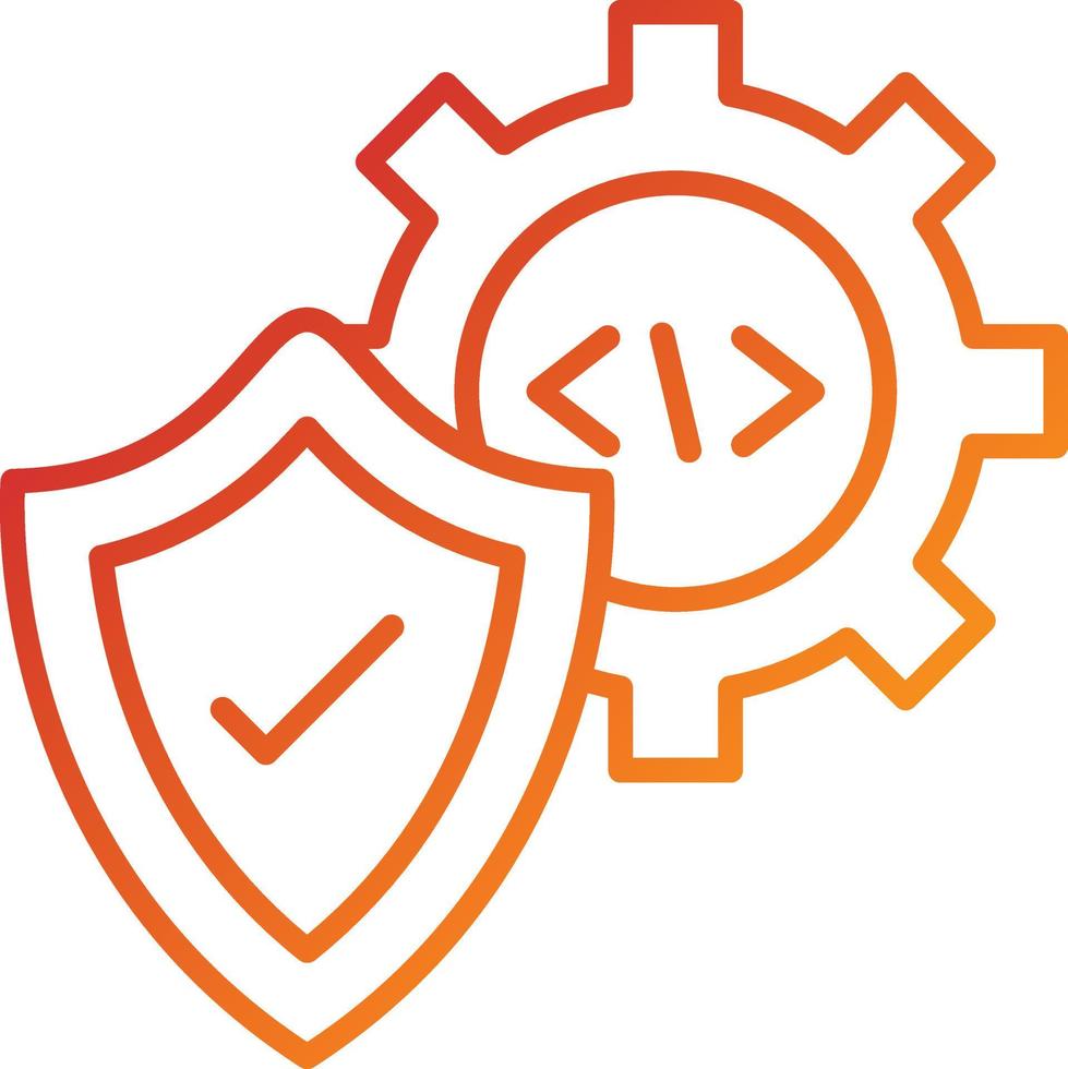 Security System Icon Style vector