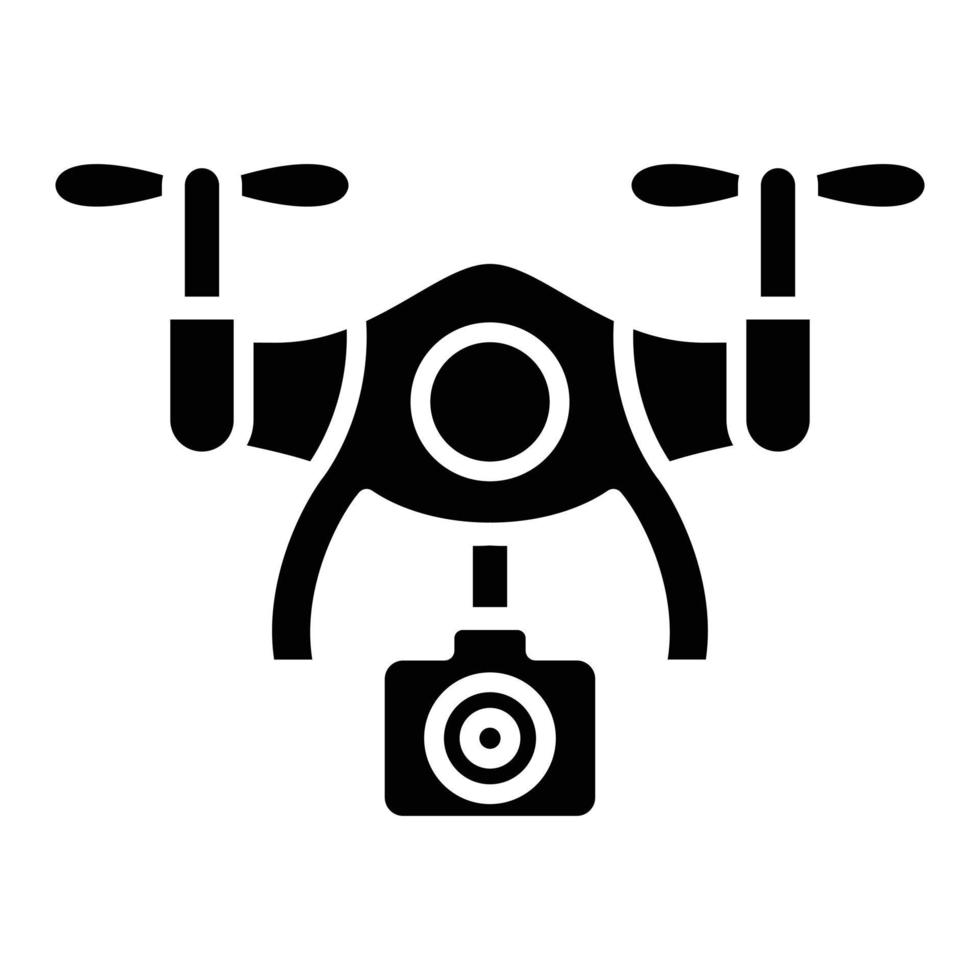 Drone Camera Icon Style vector