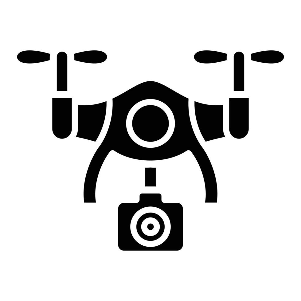 Drone Camera Icon Style vector