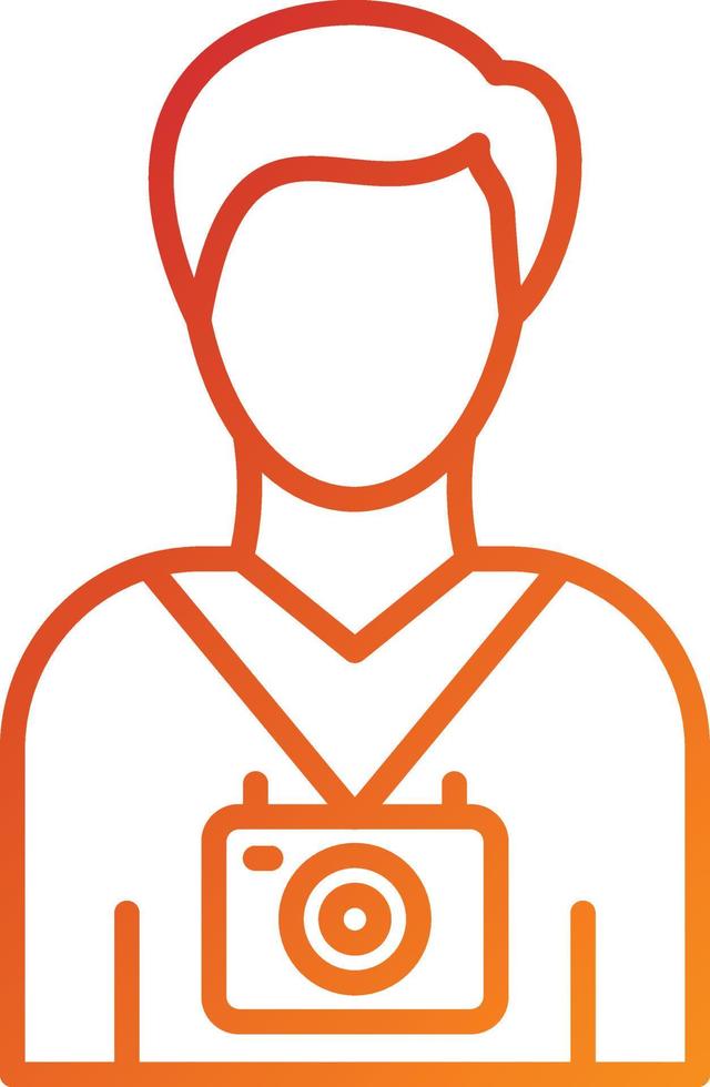Cameraman Icon Style vector