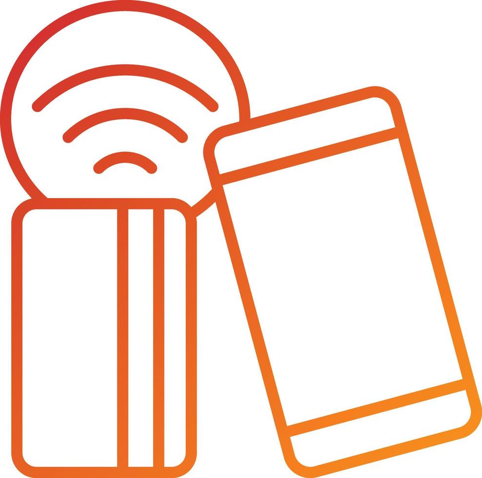 Nfc Icon Style vector