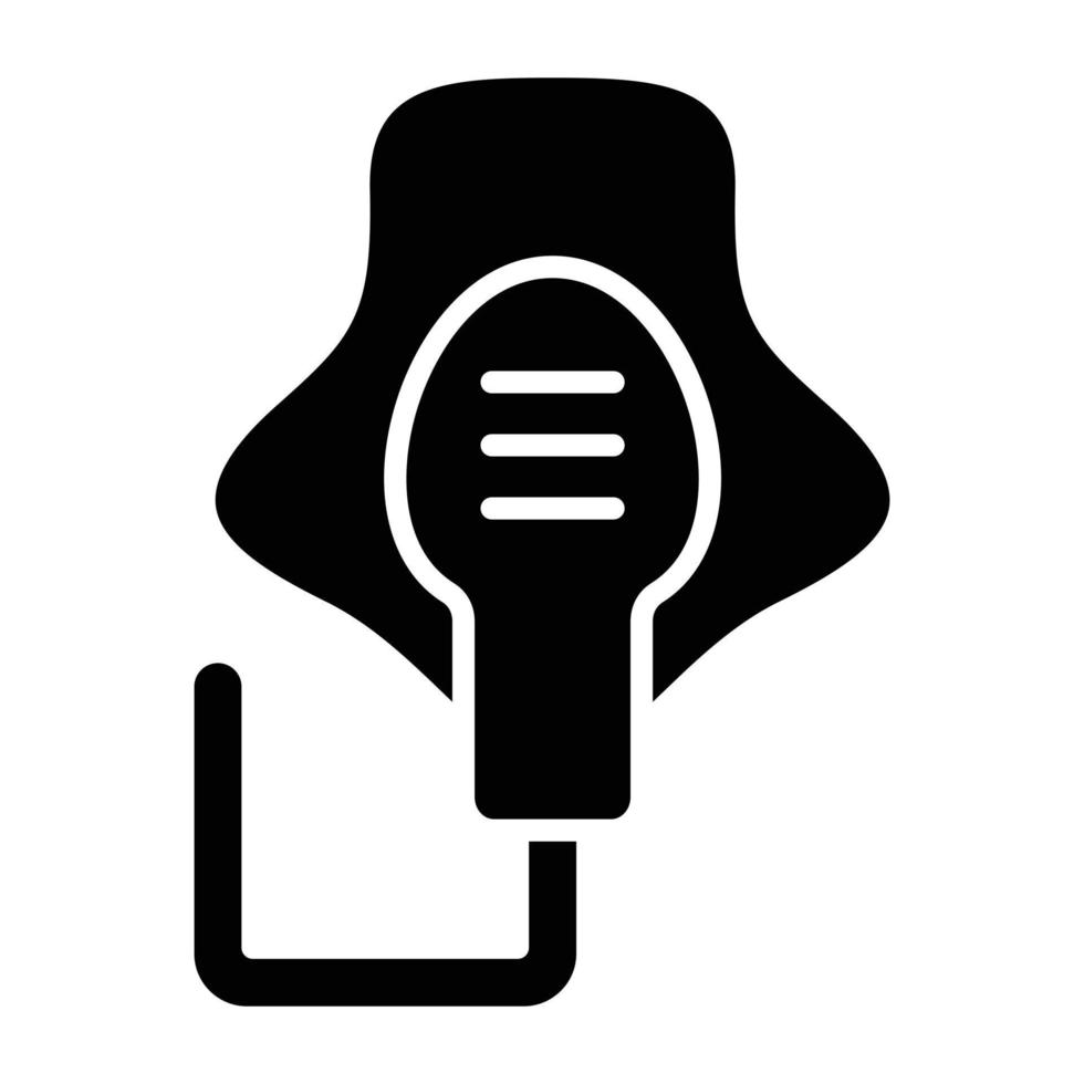 Oxygen Mask Icon Style vector