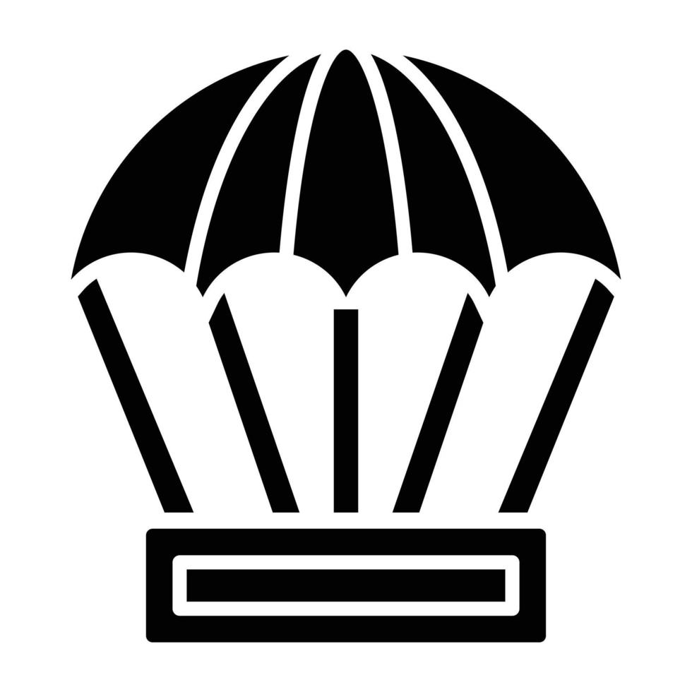 Parachute Icon Style vector