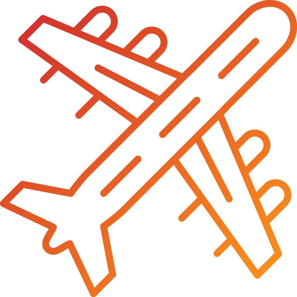 Aircraft Icon Style vector