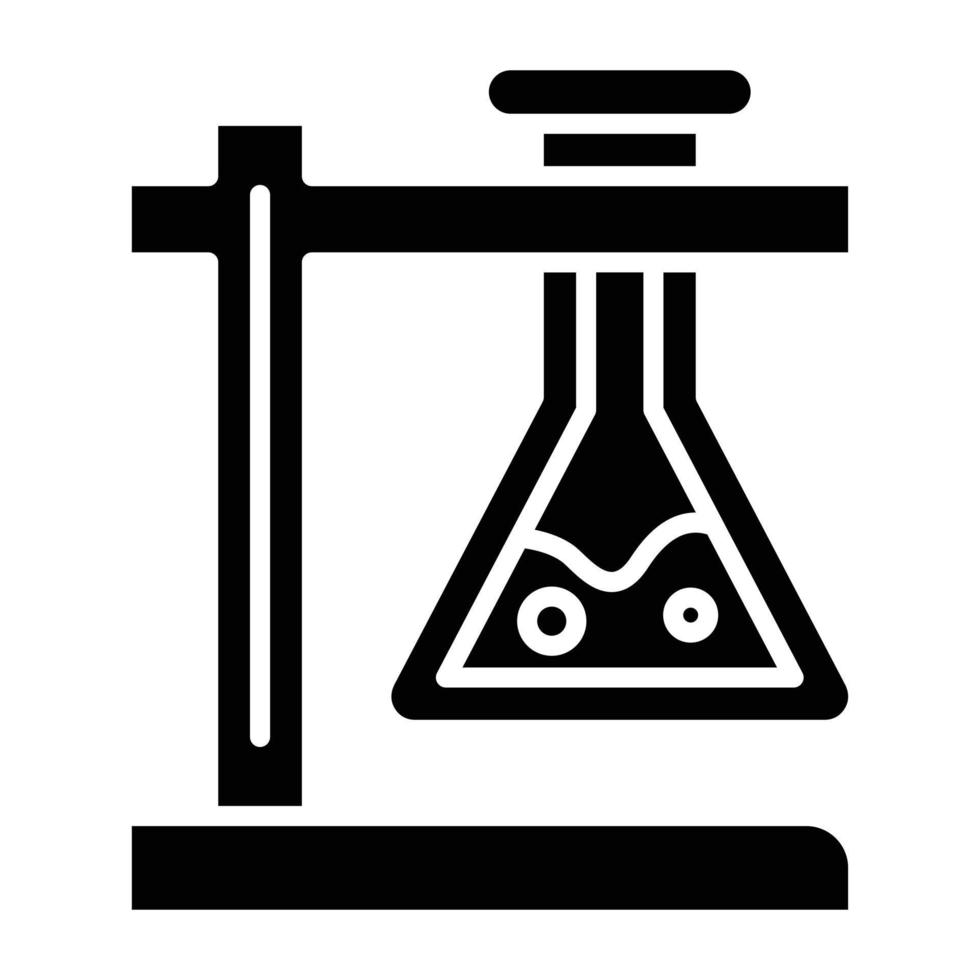 Beaker Stand Icon Style vector