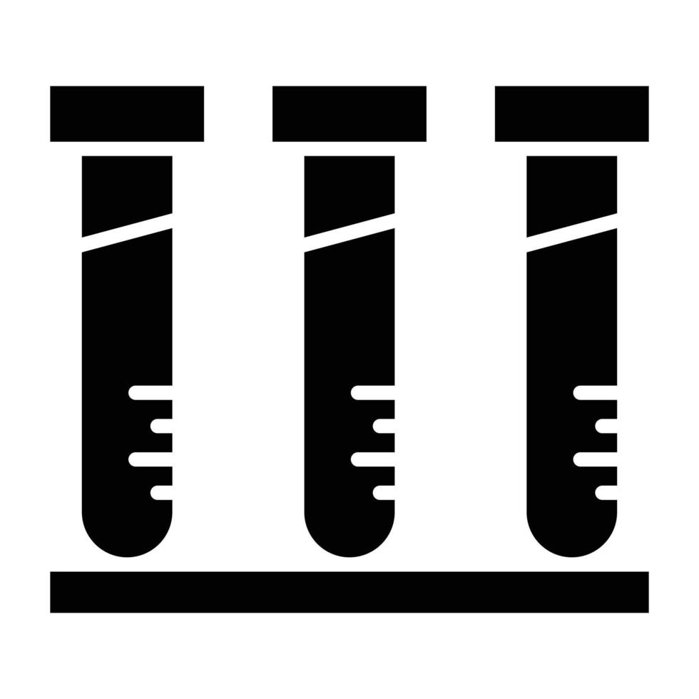 Test Tubes Icon Style vector