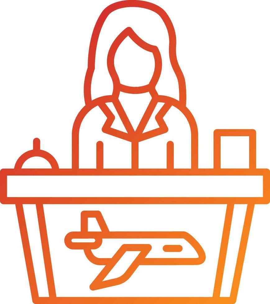 Reception Icon Style vector