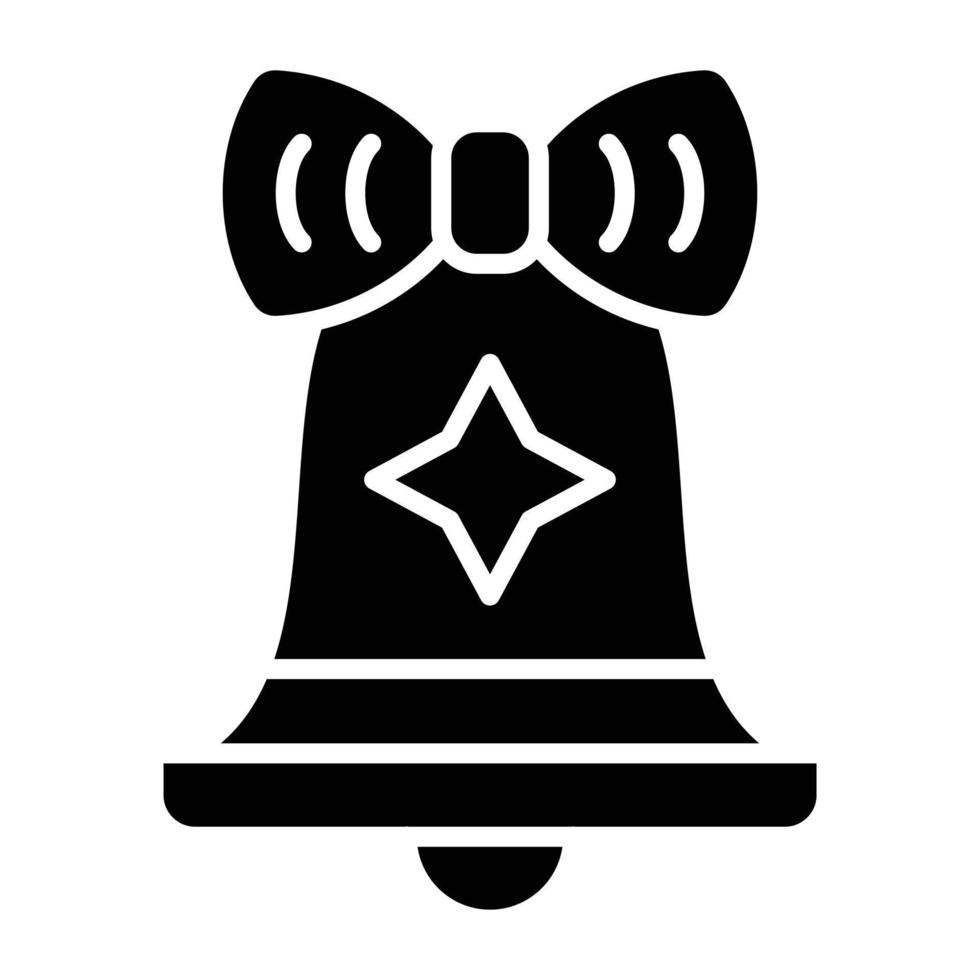 Birthday Bell Icon Style vector