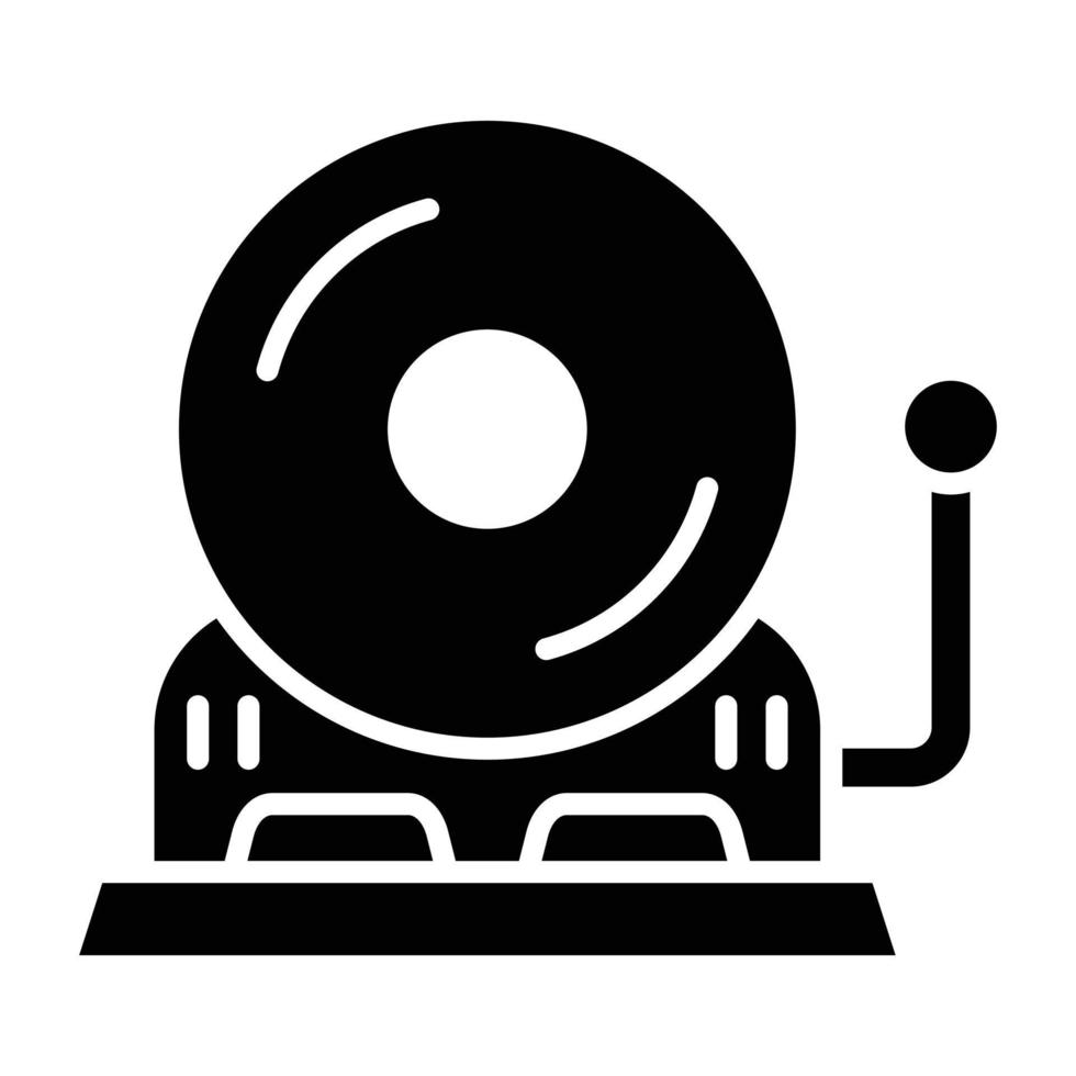 Fire Alarm Icon Style vector