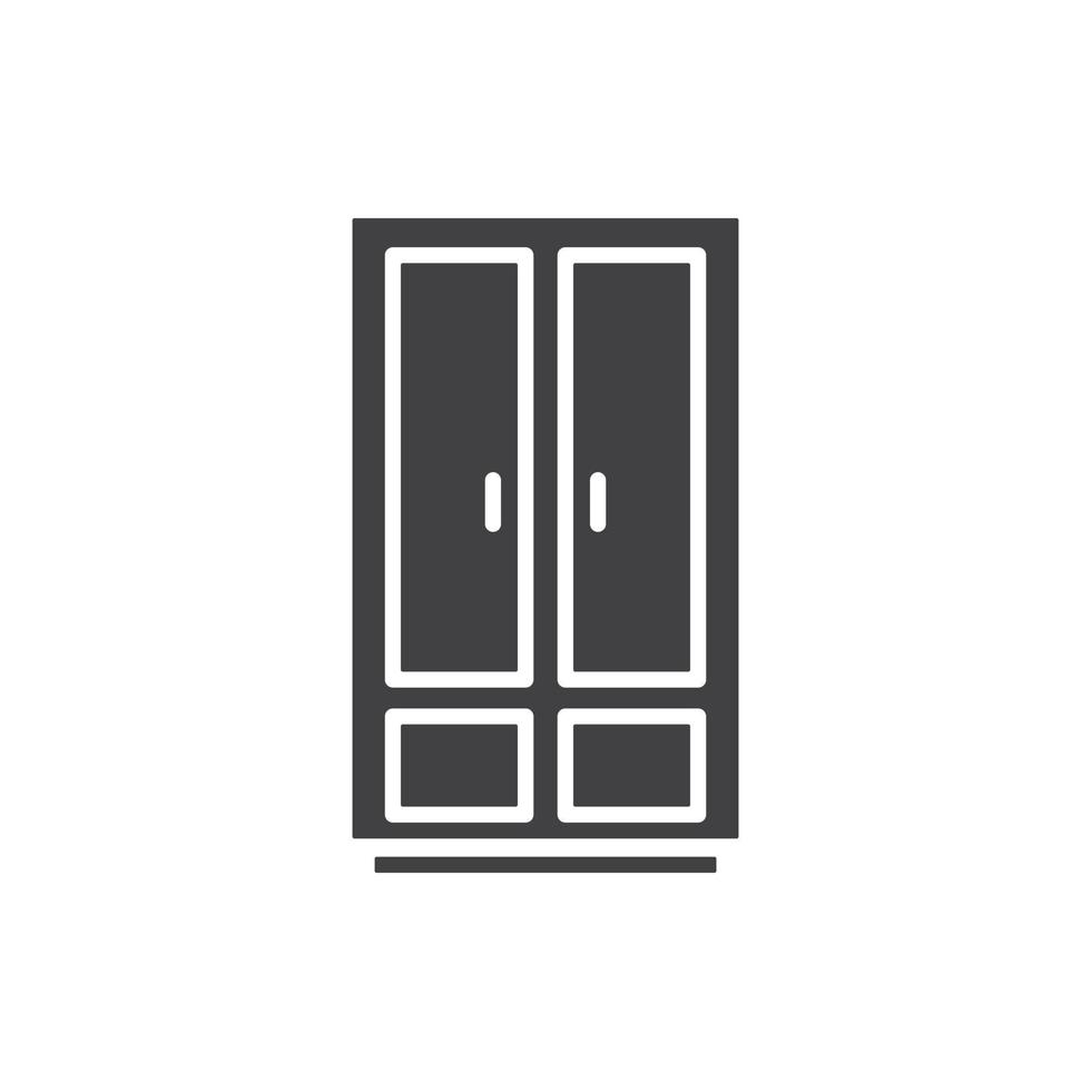 Cabinet wardrobe vector for website presentation, symbol