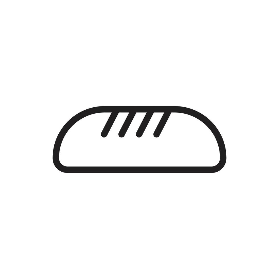 bread icon for website, presentation symbol vector