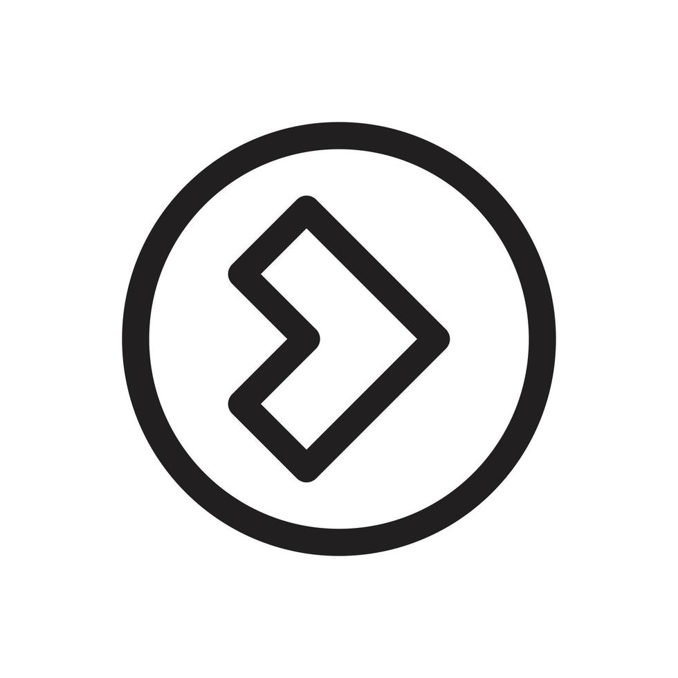 Arrow for web, symbol, icon vector