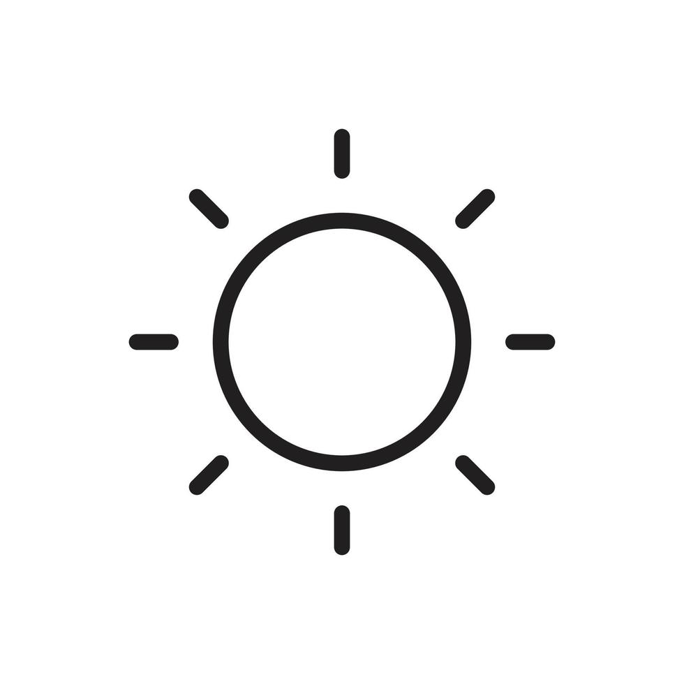 sun vector for icon symbol web illustration