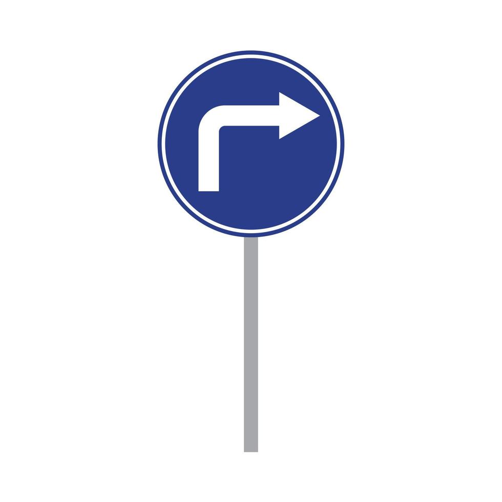 road sign vector for website symbol