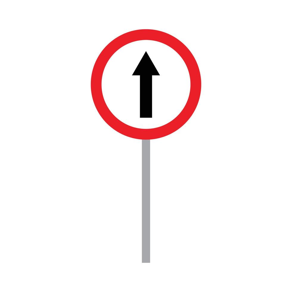 vector de señal de tráfico para el símbolo del sitio web