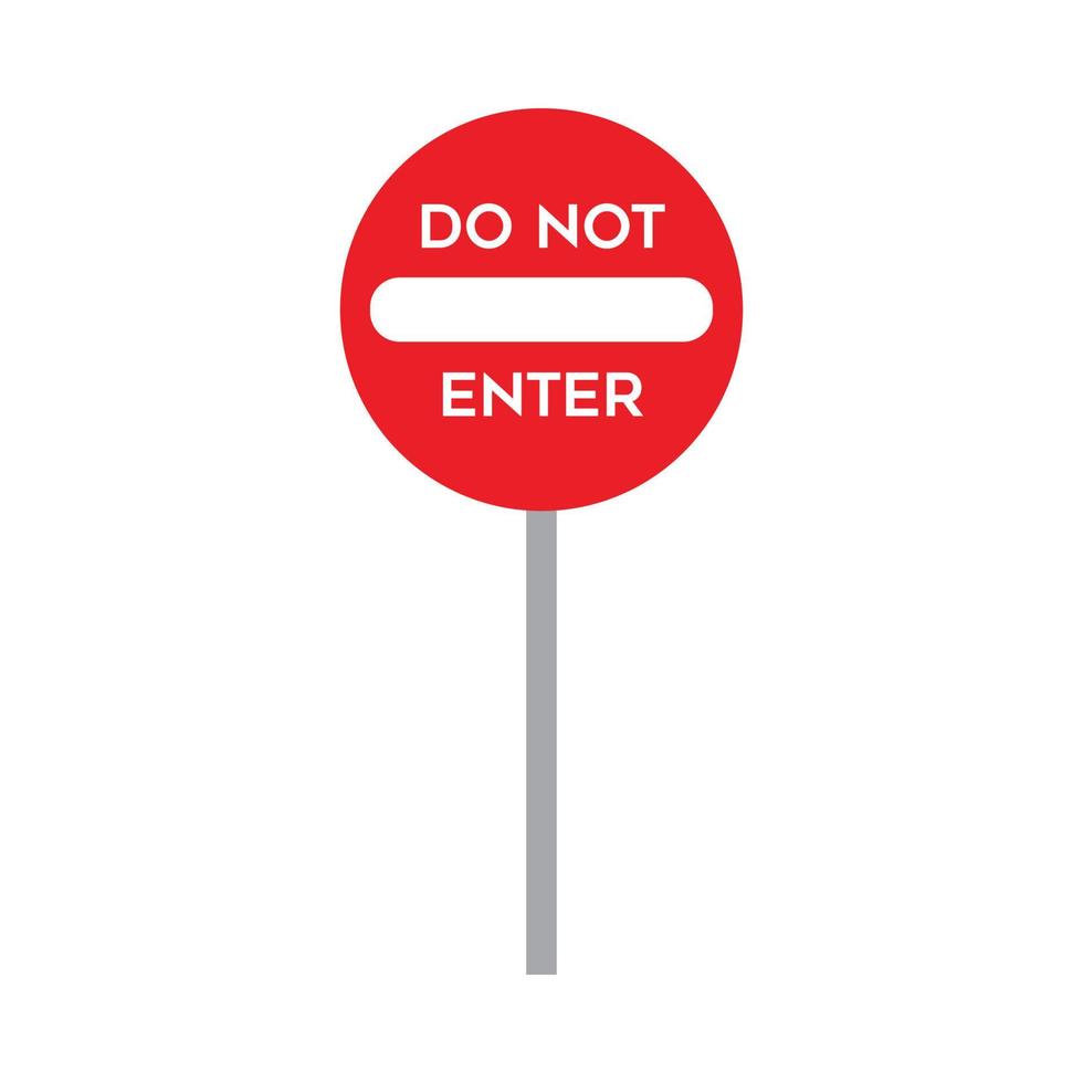 road sign vector for website symbol