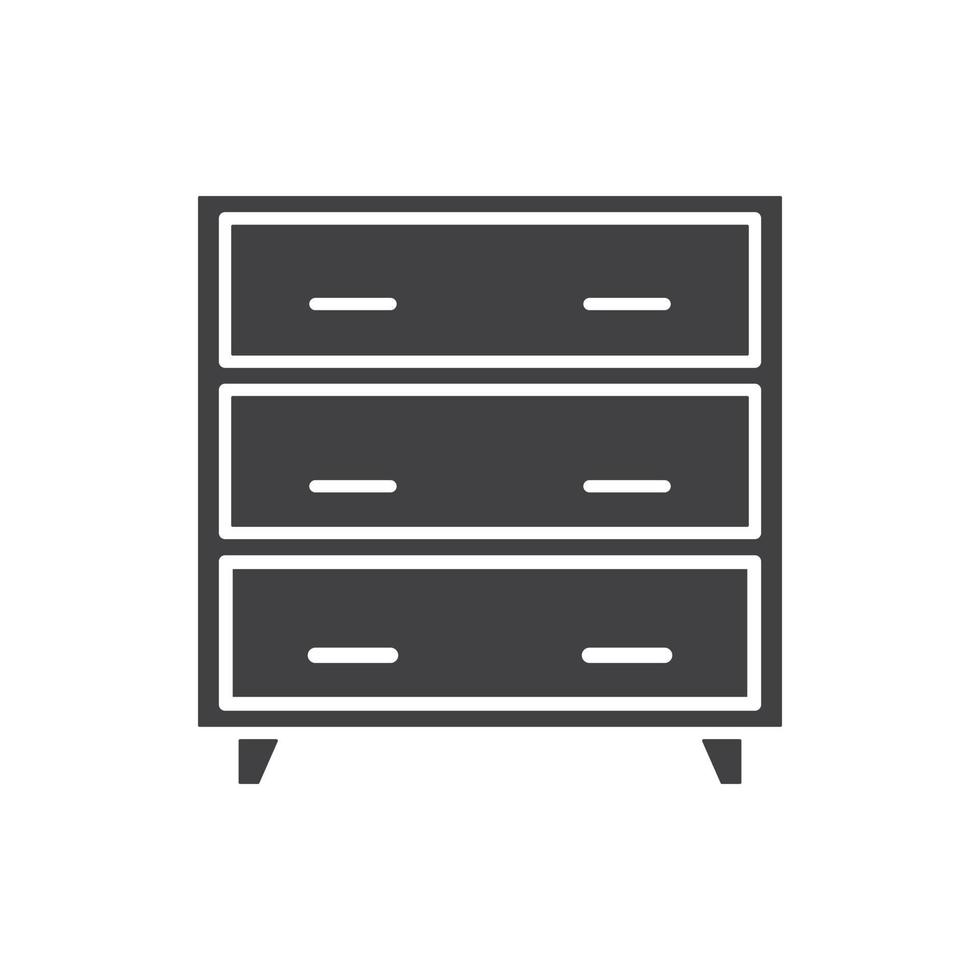 Cabinet wardrobe vector for website presentation symbol