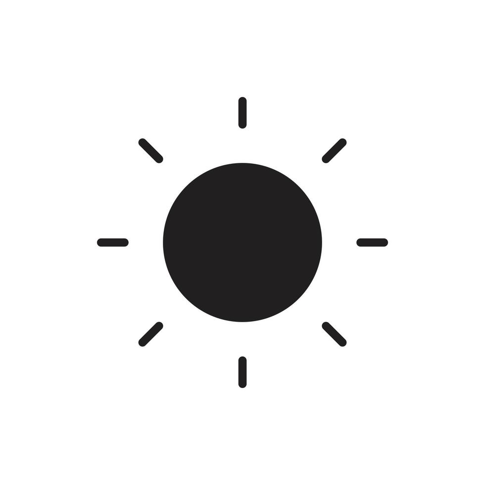 sun vector for icon symbol web illustration