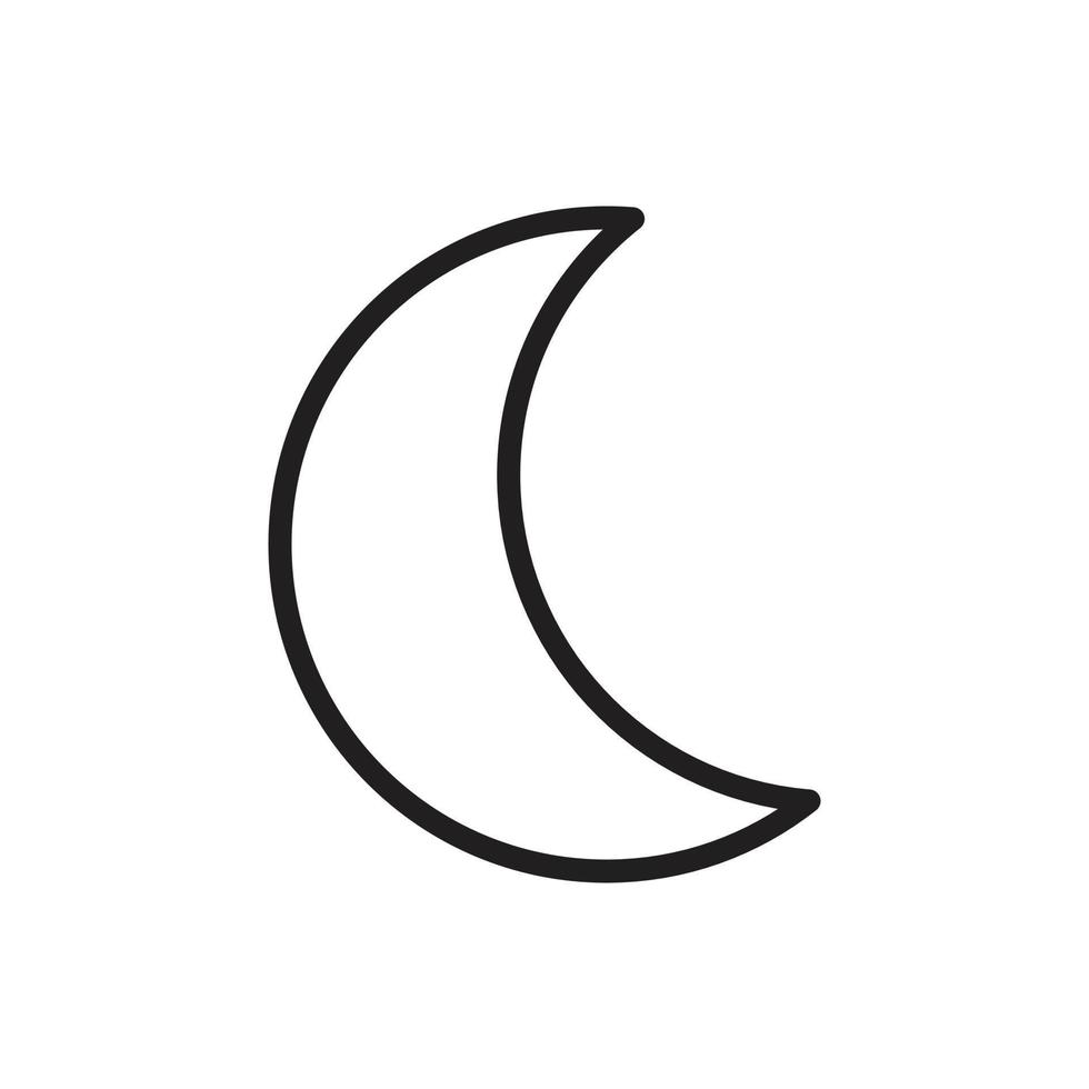 moon vector for icon symbol web illustration