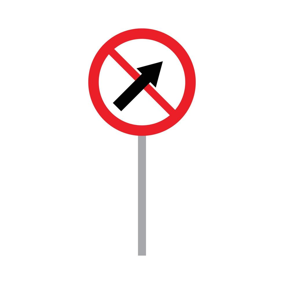 road sign vector for website symbol