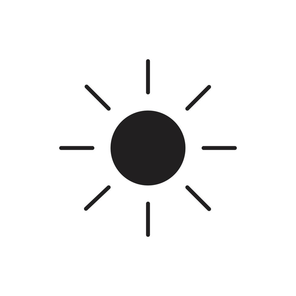 sun vector for icon symbol web illustration