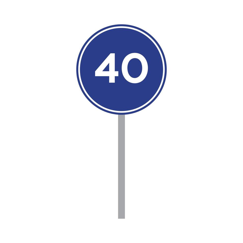 road sign vector for website symbol