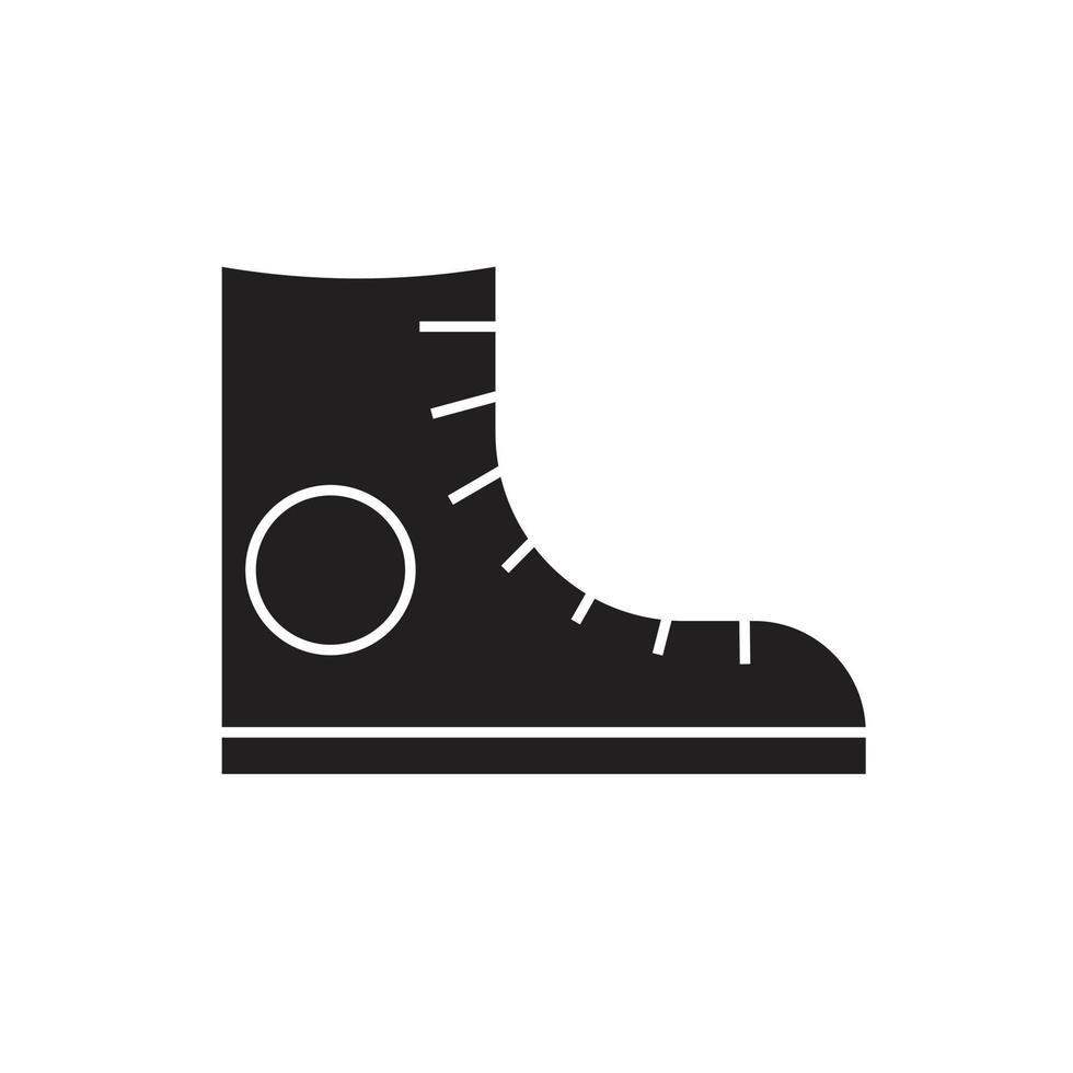 zapatos para la presentación del sitio web del icono del símbolo vector