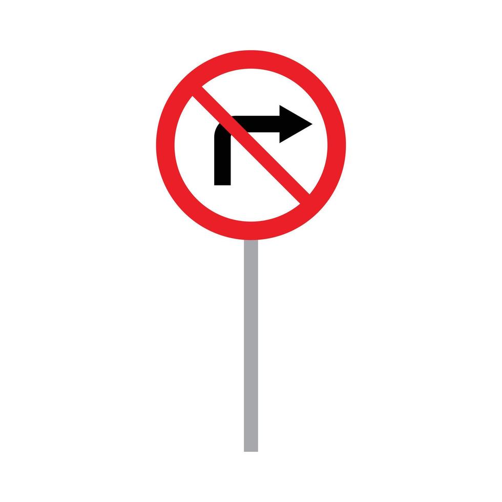 road sign vector for website symbol