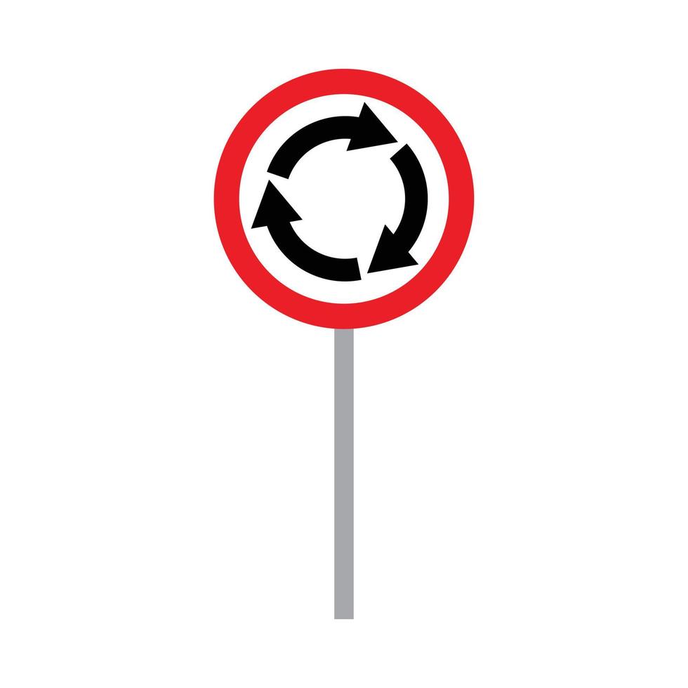 road sign vector for website symbol