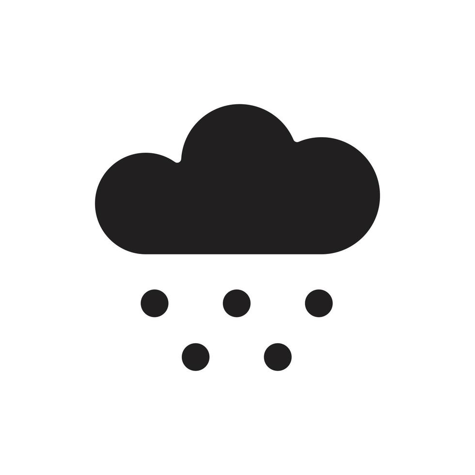 snow weather vector for icon symbol web illustration