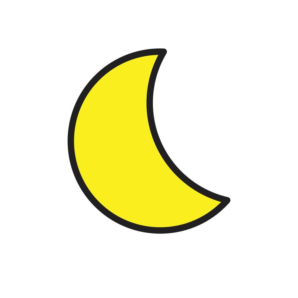 moon weather vector for icon symbol web illustration