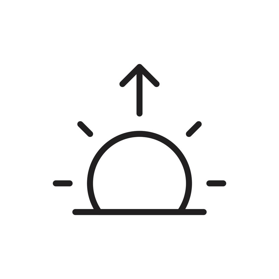 sunrise vector for icon symbol web illustration