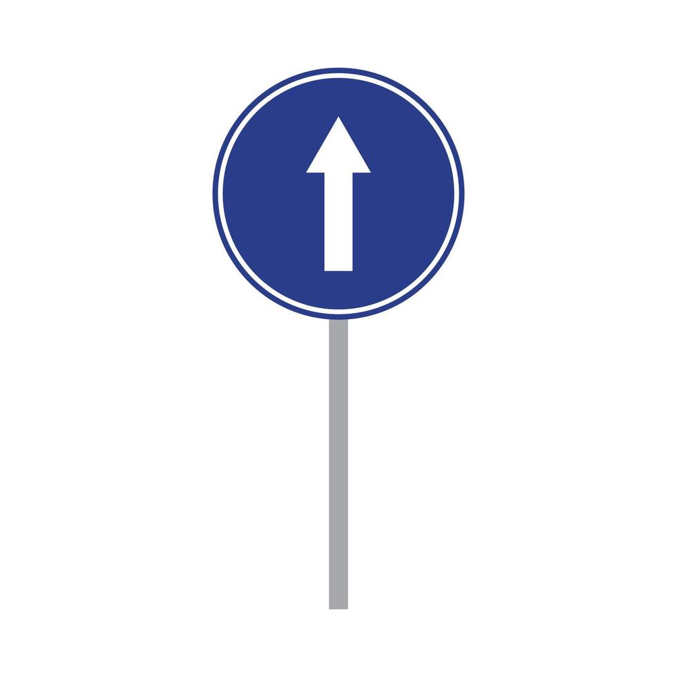 road sign vector for website symbol