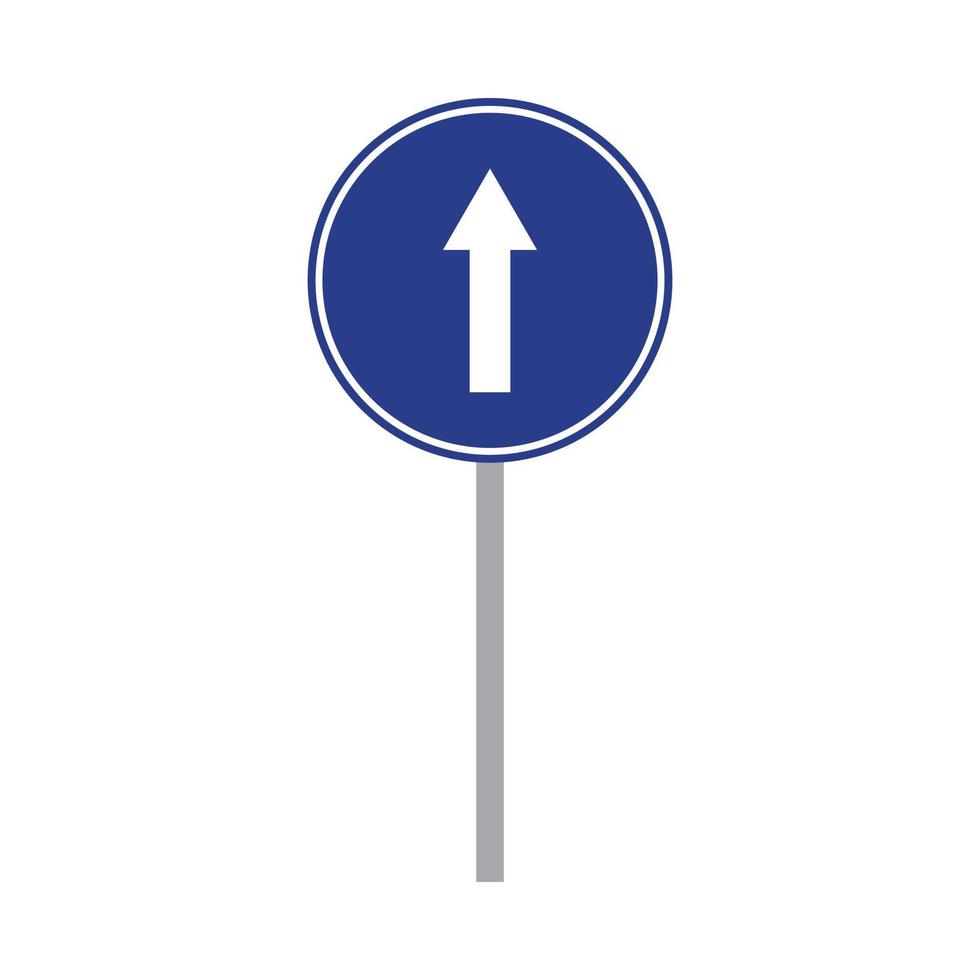 road sign vector for website symbol