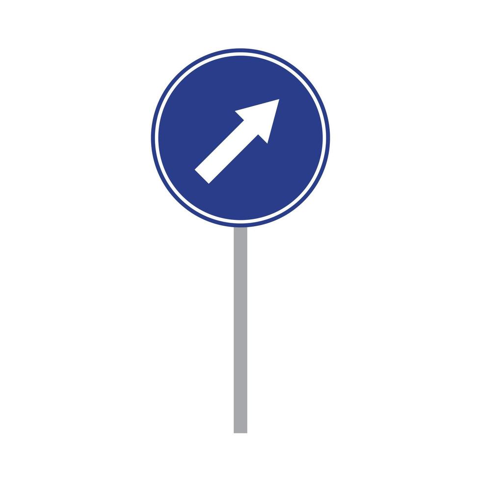 road sign vector for website symbol