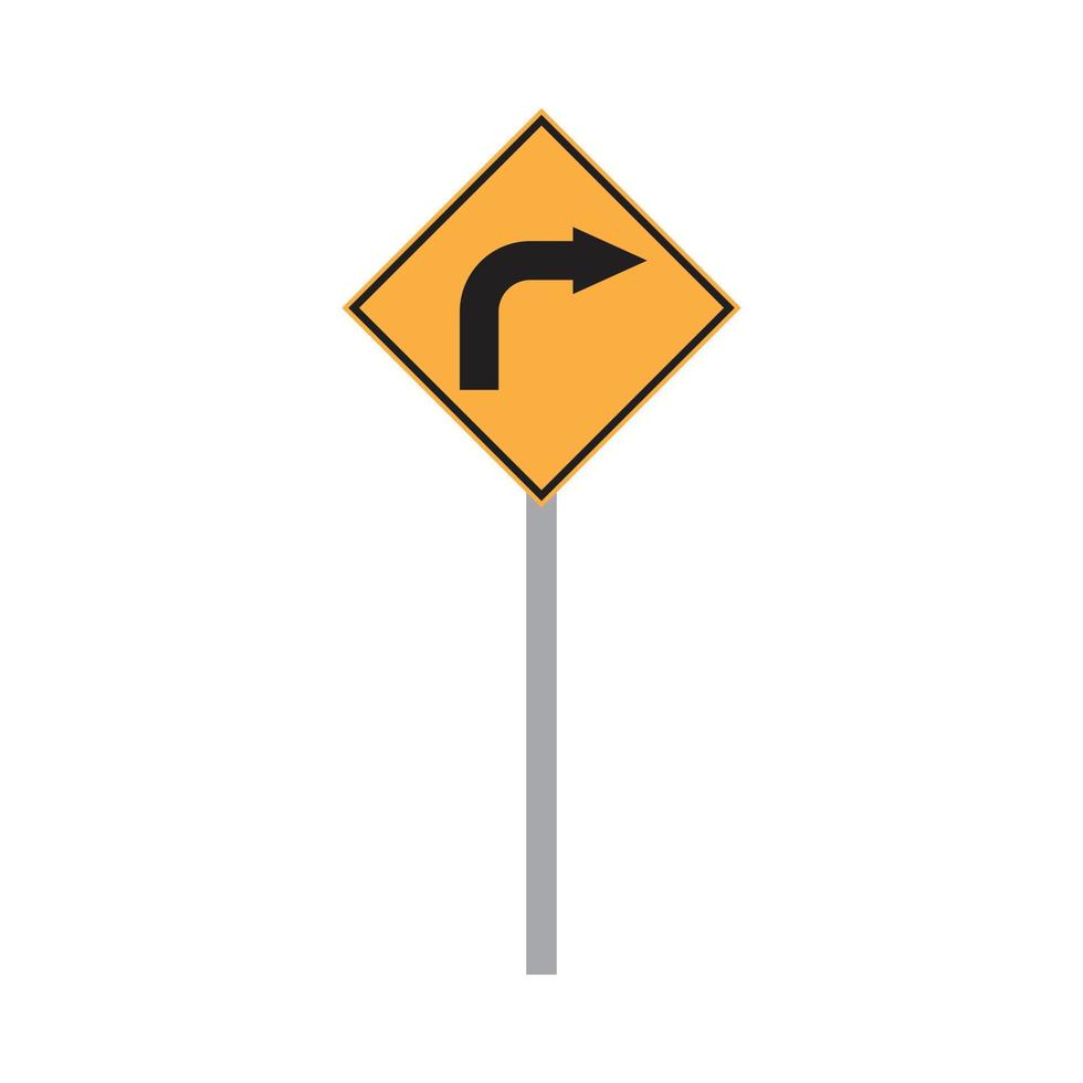 road sign vector for website symbol