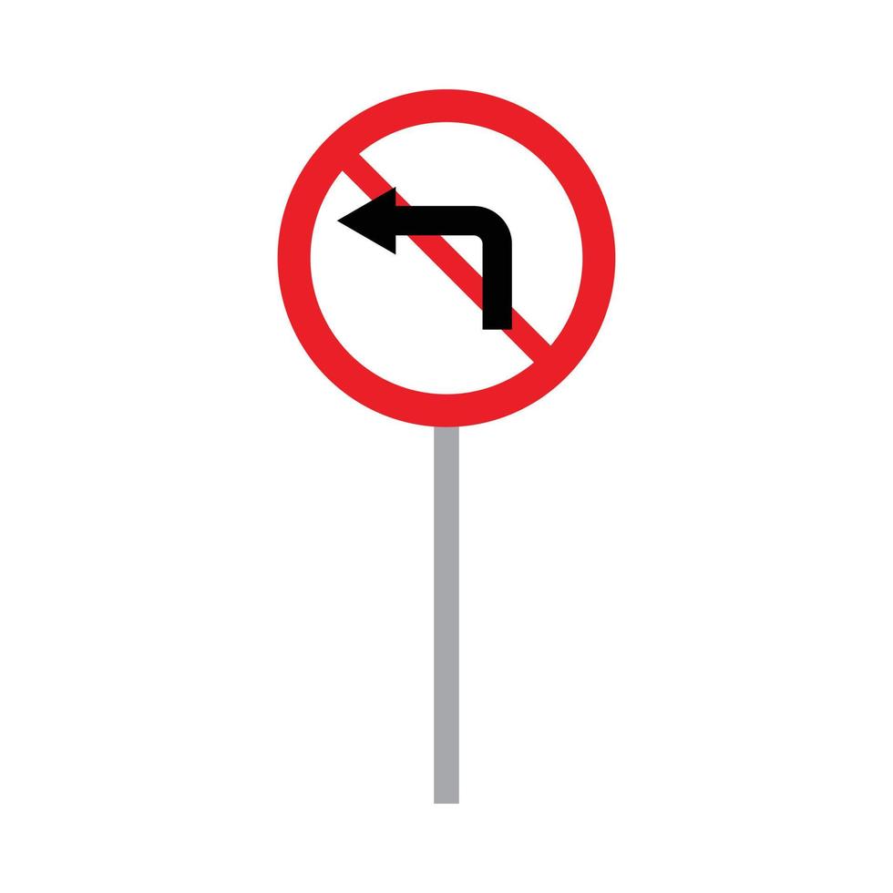 road sign vector for website symbol