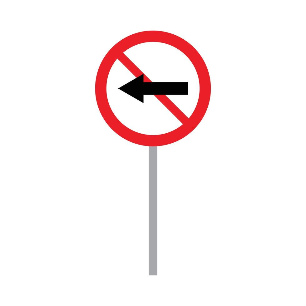 road sign vector for website symbol