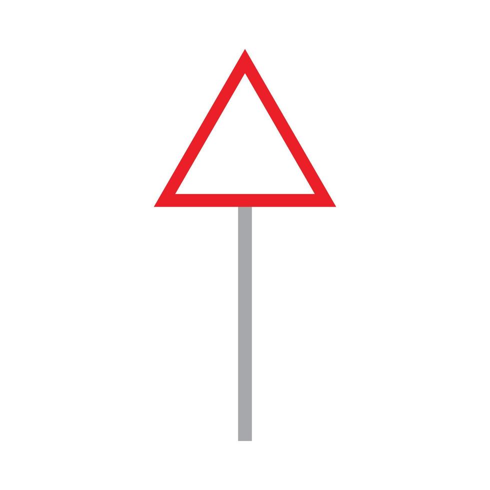 road sign vector for website symbol