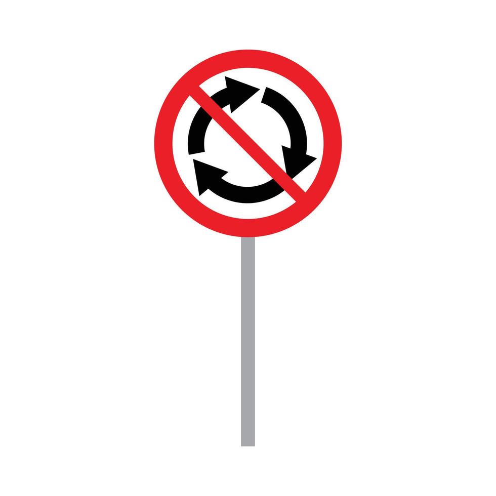 road sign vector for website symbol