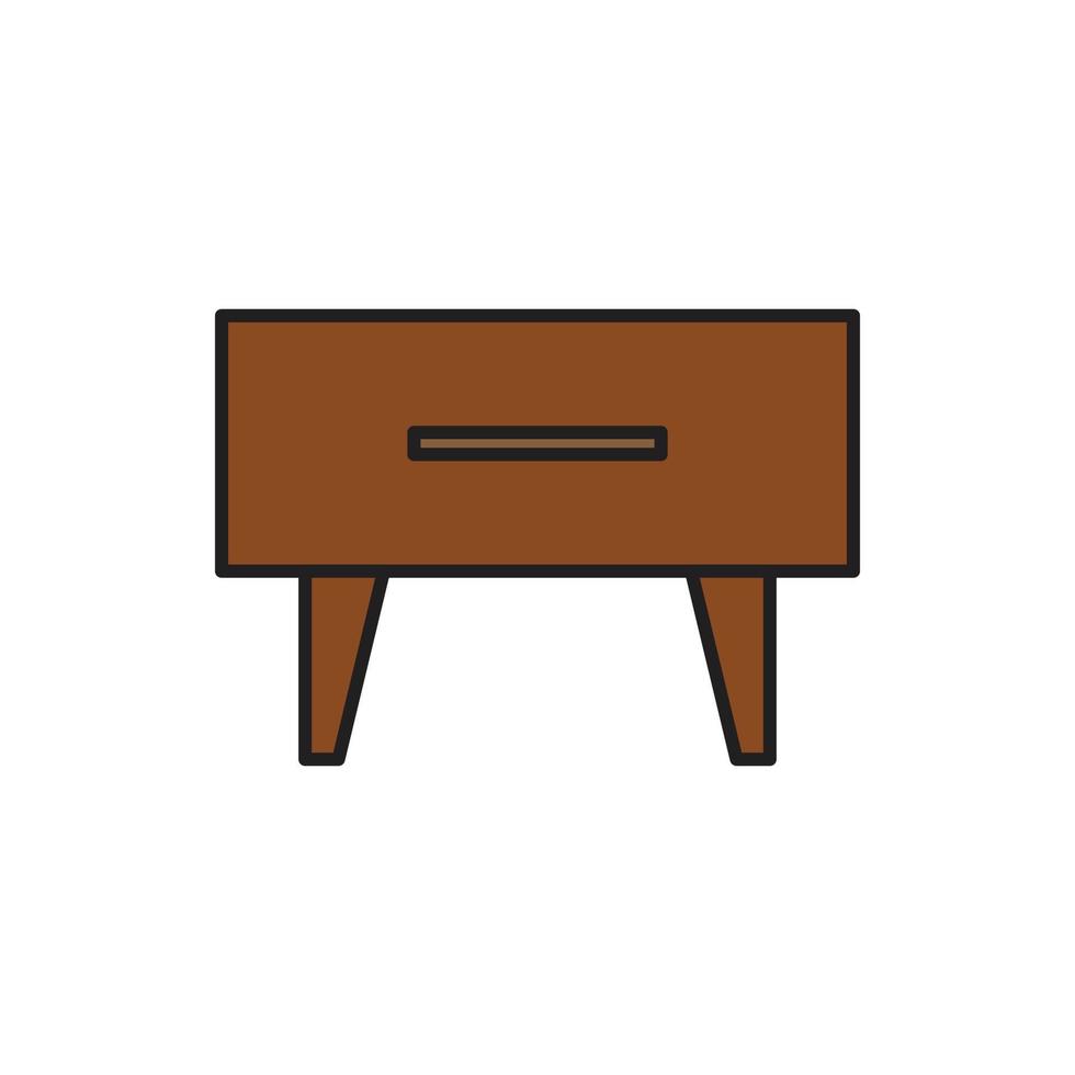 Cabinet wardrobe vector for website presentation symbol