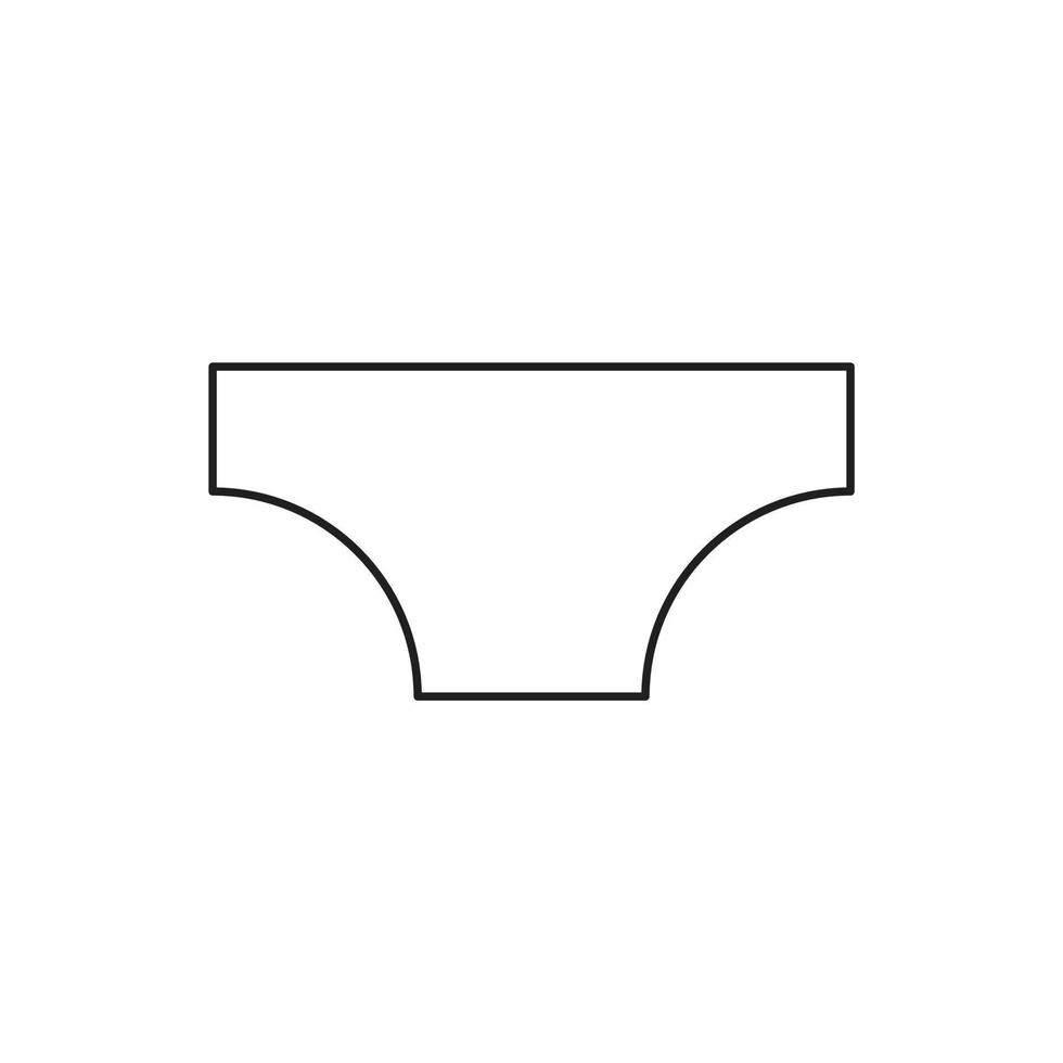 underpants vector for symbol icon website presentation