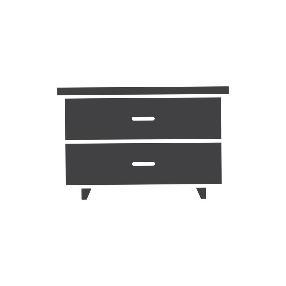 Cabinet wardrobe vector for website presentation symbol