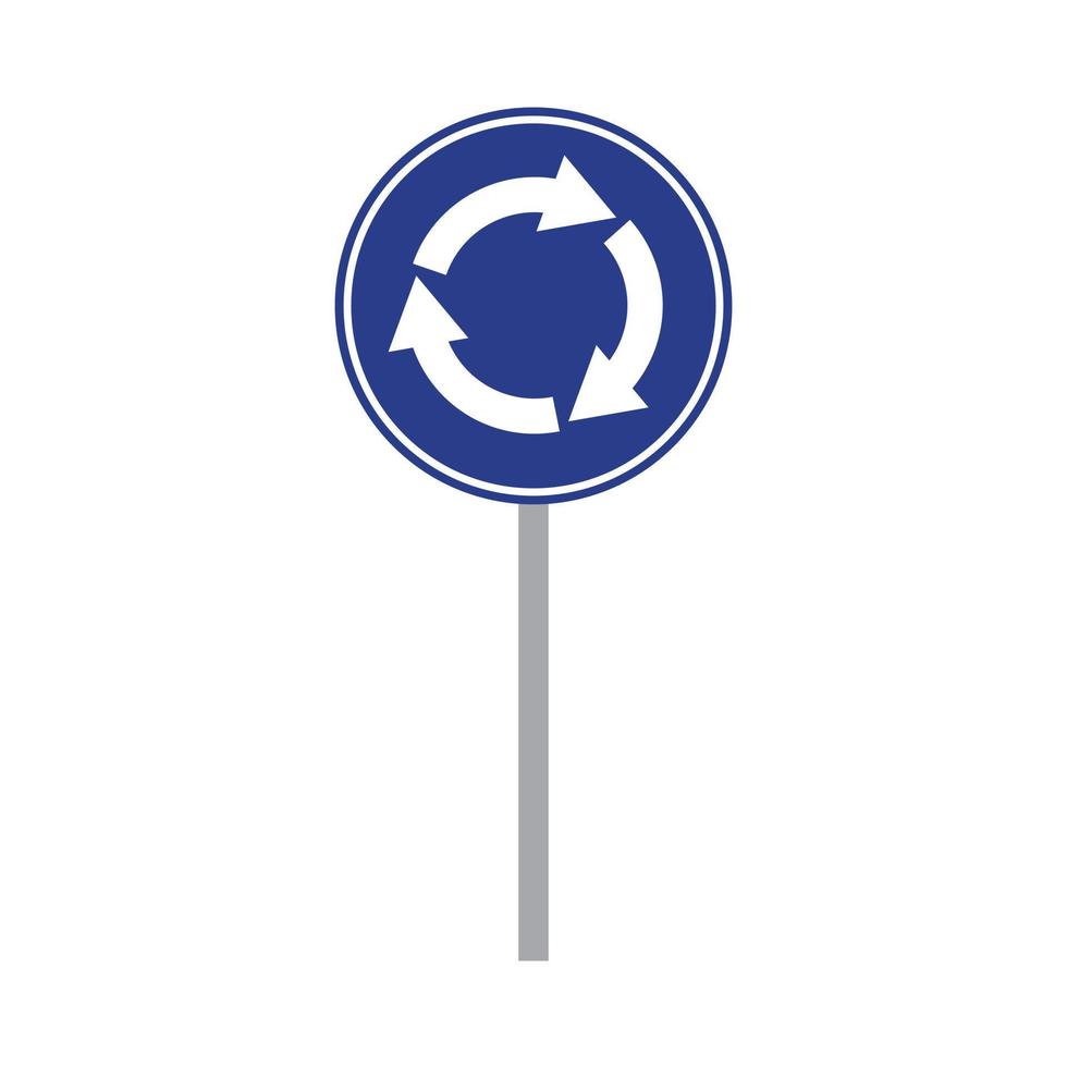 road sign vector for website symbol