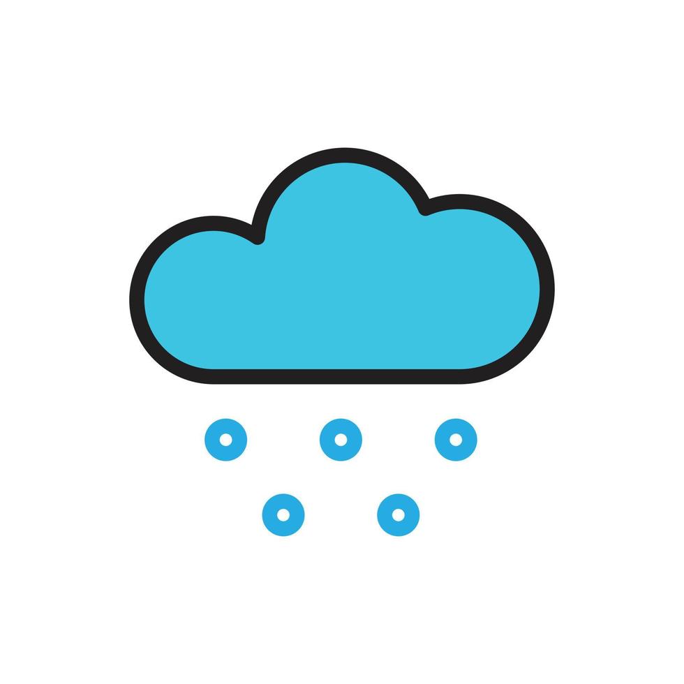 snow weather vector for icon symbol web illustration